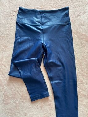 ZYIA Navy Blue Kids High-Waist Performance Leggings